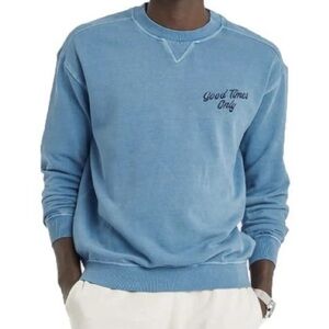 Goodfellow “Good Times Only” Crewneck medium fit Graphic Pullover Sweatshirt